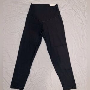 Aerie Offline Real Me 3/4 Crop Black Leggings High-Waisted